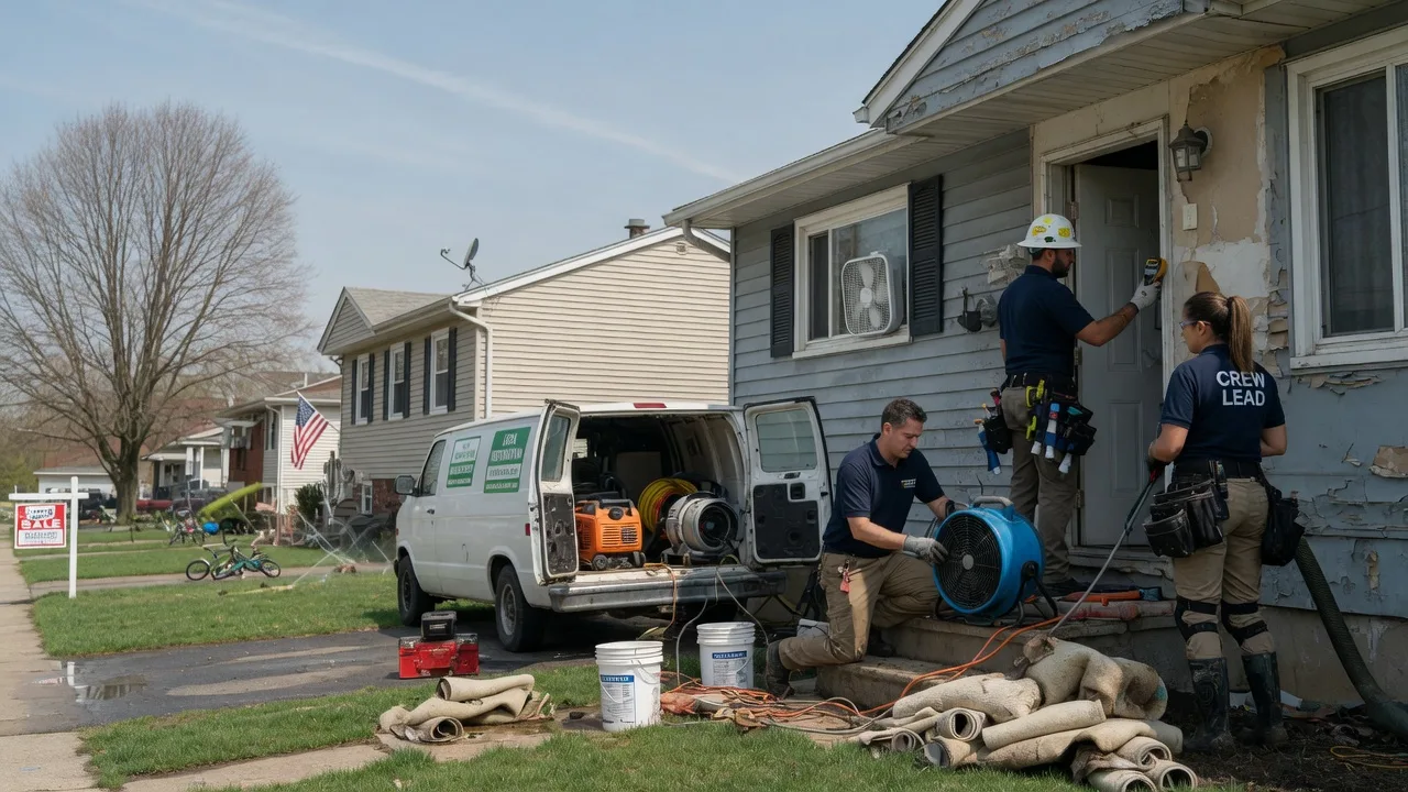 Flood Cleanup in Trout Run, PA near me